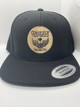 Load image into Gallery viewer, Grizzly Naturals Beard Co. SnapBack Hat
